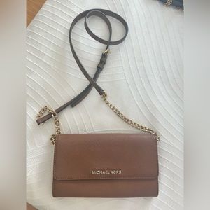 Michael Kors Camel Color Tech Crossbody